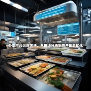 外卖平台运营方法，从市场分析到用户体验优化
